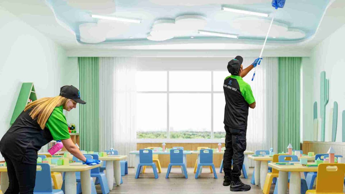 Professional school cleaning services in Alexandria